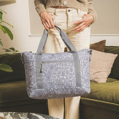 adidas All Me Tote - color: Reptile Halo Silver-grey/Grey