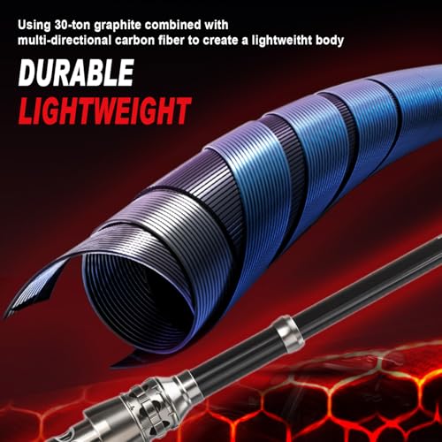 Sougayilang Fishing Rod and Reel Combo – 5.9FT Telescopic Carbon Fiber Fishing Pole with 12+1 BB Spinning Reel, Saltwater Freshwater Kit - color: 2PACK- 5.9FT Fishing Rod and Reel