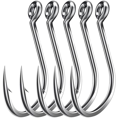 50PCS Sharp Barbed Fishing Hooks, High-Carbon Steel Ultra-Strong, Single Size with Hole for Easy Tying, Secure Portable Box Included – Ideal for Bank Fishing, Lure Fishing & All Conditions - size: 22#