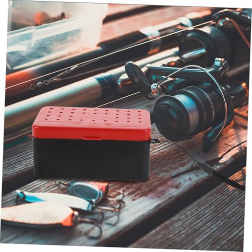 TOYANDONA 2pcs Fishing Bait Kit Portable Soft Bait Organizer Leakproof Worm Containers for Freshwater Saltwater