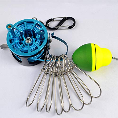 Joyeee Fish Stringer, Foam Fishing Float, Lures, Baits, Ice Spearing Equipment Multi-Tools - color: #6m Blue