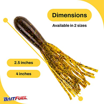 NetBait Tubes 4-Inch - color: Ten Point