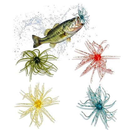 4PCS Soft Plastic Fishing Lures - size: Small