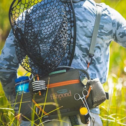 fishpond Elkhorn Lumbar Fishing Pack | Fly Fishing Waist Pack – Tortuga - color: Tortuga