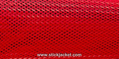 RITE-HITE Orin Briant Stick Jacket Fishing Rod Covers - Spinning Stick Jacket, Comes in a Variety of Colors; Keeps Your Rod Safe and Tangle Free - color: Red