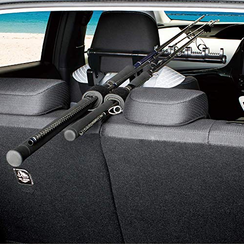 LITTLEMOLE Vehicle Fishing Rod Holder, Adjustable Car Fishing Rod Rack, Universal Fishing Pole Rack for SUVs, Wagons, Vans