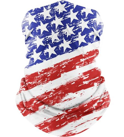 Flag Neck Gaiter, Face Mask Cooling Breathable UV Protection Scarf for Men/Women - color: America Flag-2