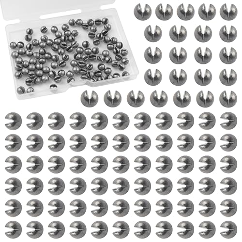 100pcs Split Shot Fishing Weights Removable Round Fly Fishing Line Sinkers Reuseable Clip On Weights Freshwater Saltwater Split Shot Fishing Sinkers - style: 100pcs-3g