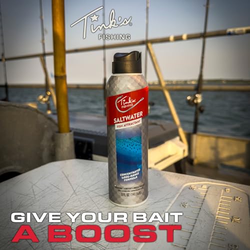 TINK'S Lure for Fishing (5 oz Can) Long Lasting Fish Lure Spray/Attractant Mist - Advanced Bait for Game Fish hat Prey on Shad, Including Bass, Walleye, and Striped Bass