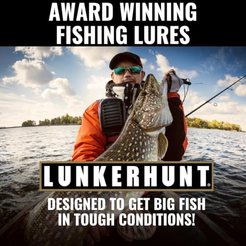 Lunkerhunt - Topwater Fishing Lures for Bass Trout Fishing | Combat Frog Lure for Big Fish | Award Winning Hollow Body Frog Fishing Bait with Weedless Hooks - color: Cane
