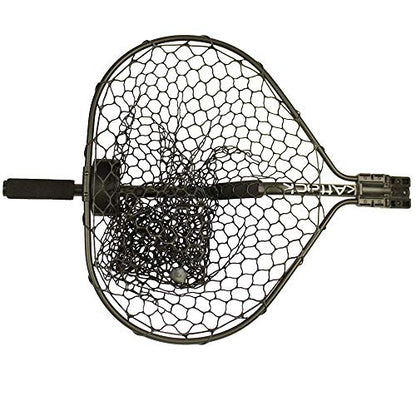 YakAttack Leverage Landing Net - Size & Style Options | Folding Kayak Fishing Net with Forearm Grip | Full Rubber Netting | Collapsible & Track Mount Compatible | Compact Design - Stability & Control