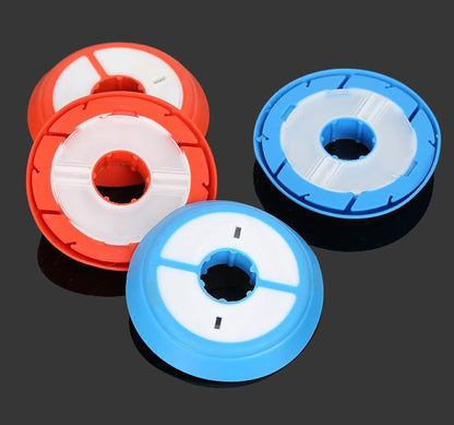 Pack of 6 Silicone Rig Winders Fishing-Line Leader Storage Holder Spool Storage Box