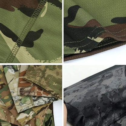 6 Packs Ski Mask Sun UV Protection Hood Breathable, Balaclava Face Mask for Men Women - Motorcycle Fish - color: 6pcs Camouflage