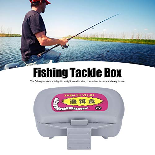 EBTOOLS Fishing Bait Holder Box, Live Bait Storage Box Containers, Sealing Inside, Good Sealing Degree, Can Be Used to Place Earthworms,