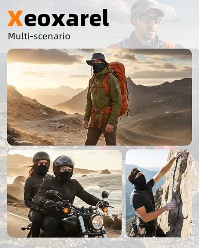 Xeoxarel Neck Gaiter, 7 Pack Cooling UV Protection, Bandana Face Mask Scarf for Men and Women - color: 3 Black, 2 Brown, 2 Sand
