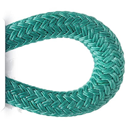 Pelican Rope High Strength Low Stretch Versatile Polyester Double Braid 100% Polyester Core and Cover The Ape Rigging Rope - 3/4" x 200 ft. Green - 21,000 lbs Tensile Strength - size: 3/4" x 200 ft.