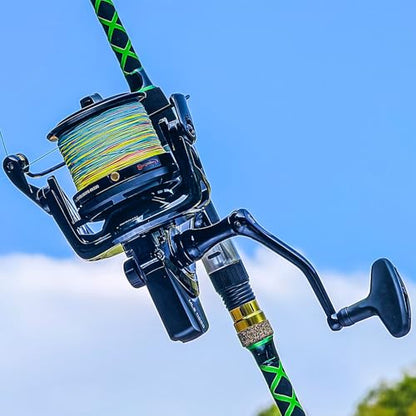 Sougayilang Saltwater Spinning Reel – Up to 38LBs Max Drag Big Game Fishing Reel, Graphite Frame Surf Fishing Reels, 4.6:1 Gear Ratio Heavy Long Casting Inshore Offshore Saltwater Reel - color: MLS12000