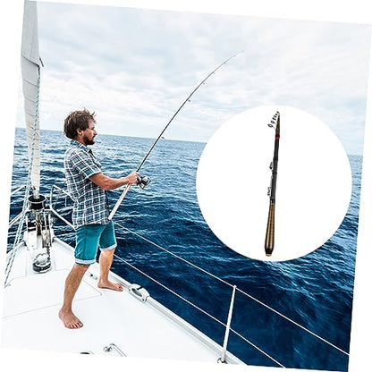 Fishing Pole Carbon Sea Rod Bass Fishing Tenkara Rod Smooth Guide Ring Non-Slip Grip