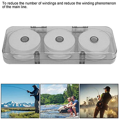 VGEBY Fishing Line Spool,6pcs Fishing Plastic Foam Spool Storage Lure Rig Holder Organizer Accessories Fly Fishing Gear Organizer Storage Accessories Other Fishing Tools And Accessories