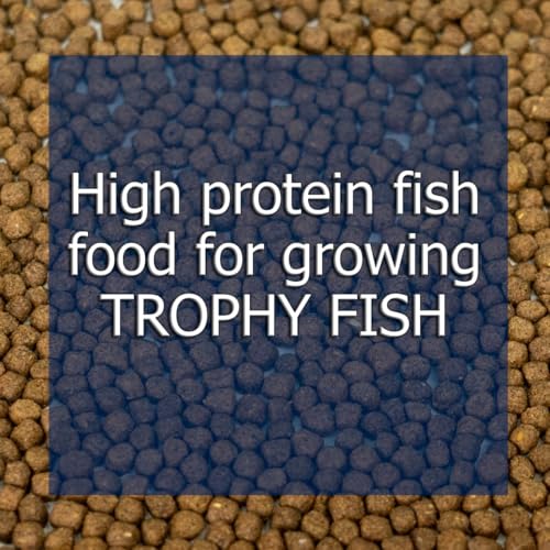 Natural Waterscapes Game Fish Food Variety | Pond and Lake Fish Food Pellets | 22 lb Bag | Feed to Bass, Bluegill, Trout, Catfish, tilapia | Floating Pellets