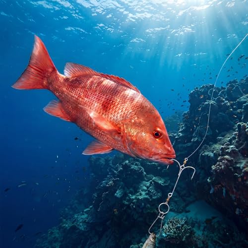 Outus Fish Descending Return Device Set, 4 Pcs Dual-Function Fishing Combo with 2 Sets 304 Stainless Steel Fish Stringers for Deep Sea Offshore Saltwater Fishing