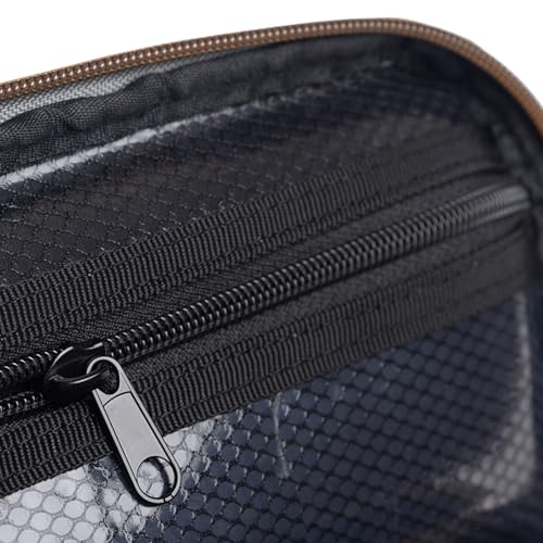 Small Fly Fishing Reel Case with 2 Adjustable Shockproof Dividers Reel Carry Bag