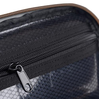 Small Fly Fishing Reel Case with 2 Adjustable Shockproof Dividers Reel Carry Bag