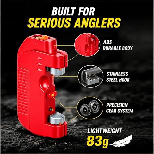 2026 Upgraded Electric Automatic Fishing Knot Tying Tool, USB Rechargeable GT/PR Knotter, Quick Fishing Hook Line Knot Tier, Portable Fishing Knot Machine Gift for Anglers - color: Black