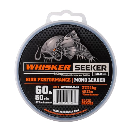 Ultra-Clear Catfish Leader Line - 50 Yard Spool