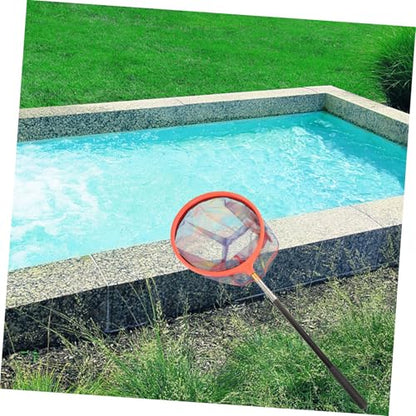 GANAZONO Stainless Steel Retractable Fishing Landing Net with Detachable Pole Portable Outdoor Fish Scoop Capacity Camping Tool for Bass Trout Random Color