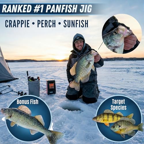 HALYXS/5Pack -Jigging Spoon, Ice Fishing jigs, Spoon Fishing, Jigging Lure, Great Lure for Crappies, Panfish, Walleye, Fresh Water Fishing, Metal (3g/5g) - size: Small