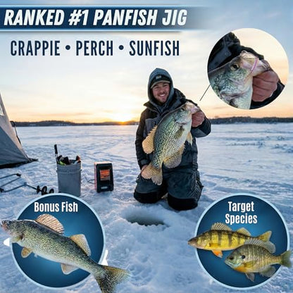 HALYXS/5Pack -Jigging Spoon, Ice Fishing jigs, Spoon Fishing, Jigging Lure, Great Lure for Crappies, Panfish, Walleye, Fresh Water Fishing, Metal (3g/5g) - size: Small