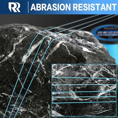 Geode Braided Fishing Line, Super Strong Power Braid Lines for Saltwater and Freshwater Fish 8-50lb, 150yds/300yds/500yds/1000yds - color: Sea Blue, size: 8LB(150YDS)