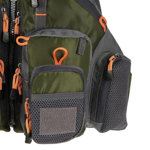 Strap Fishing Vest Adjustable for Men and Women, for Fly Bass Fishing and Outdoor Activities