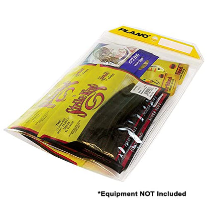 Plano StowAll Series 3600 Waterproof Storage Bag, 7.25”L x 11”H, Transparent, TPU Plastic Bags for Soft Baits & Fishing Tools, Water-Resistant Storage Bags - style: 3600 Waterproof