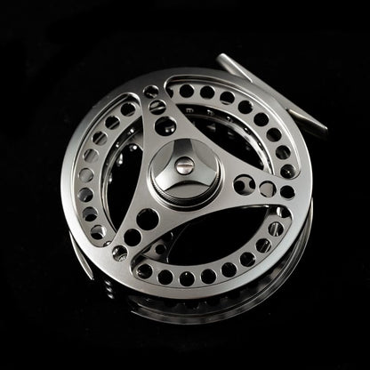 EX-ALC Fly Reel 3/4 5/6 7/8 9/10WT CNC Machined Large Arbor Aluminum Fly Fishing Reels Silver/Gunsmoke Fly Reels - color: Gunsmoke, size: 7/8WT Fly Reel