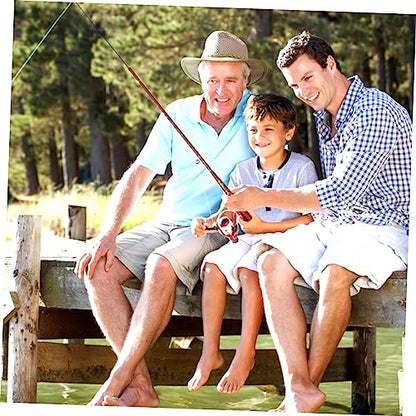 Toyvian Ultra Short Telescopic Fishing Rod Portable Compact Pole Lightweight with Adjustable Handle for Kayaking and Outdoor Use Wear Resistant Design