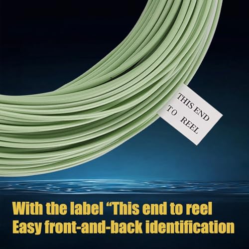 Aventik Trout Trout Boost Single Hand Spey Floating Fly Fishing Line Freshwater Fishing Smooth Accurate Casting Easy Roll Casting 100FT with Welded Loops - color: Green2 Trout Premier, size: 6F