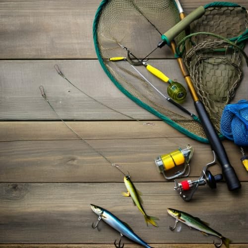 LABRIMP 60pcs Fishing Wire Leaders with Steel Swivels and Anti-bite Heavy Duty Wire Line Leash Rig for Freshwater and Saltwater Pike Muskie Walleye Fishing