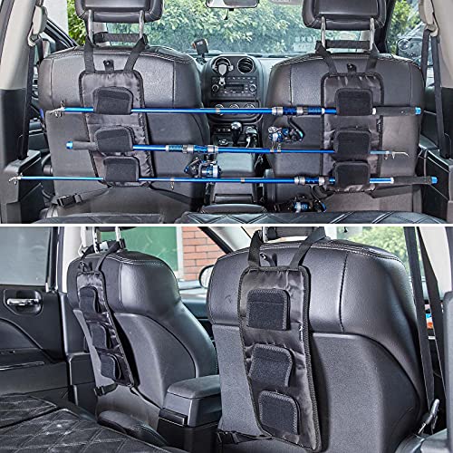 Fishing Rod Carrier, Pole Holder for Vehicle/Ship Rear Seats, Car, SUV, Wagons, Vans - style: Backseat Pole Holder