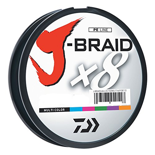 Daiwa J-Braid 500M 8-Strand Woven Round Braid Line - size: 50 lb