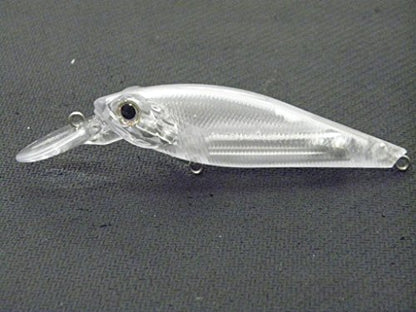 Blank Unpainted Minnow Crankbait Topwater Lipless Jerkbait Fishing Lures - color: UPC723P10