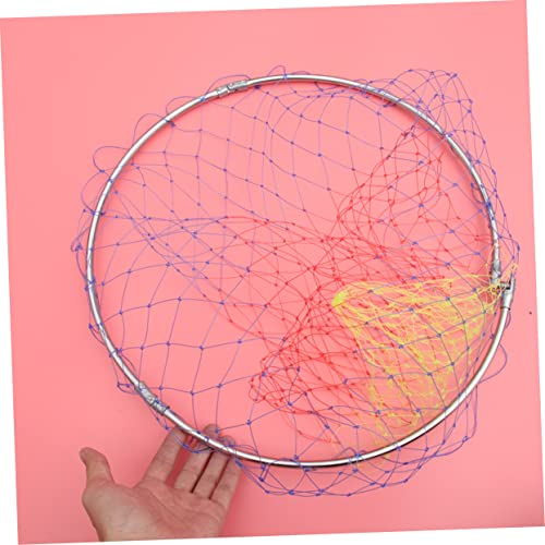 GALPADA Fishing Accessories Steel Fishing Net Castnet for Soft Mesh Net for Catching Fish and Shrimp
