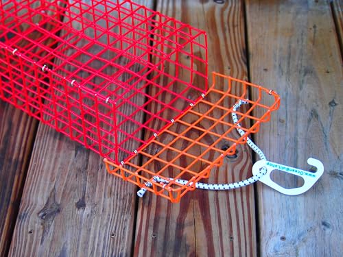 Heavy-Duty Fishing Chum Box – 12” x 7” x 4” PVC Coated Wire Chum Cage – Fits Standard Frozen Chum Blocks
