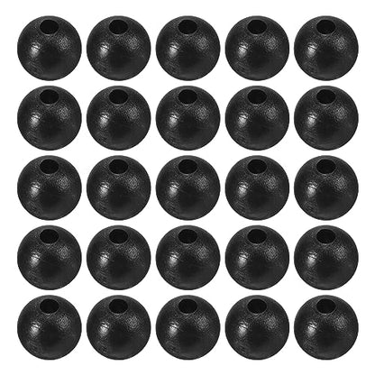 M METERXITY Glow Fishing Beads - Plastic Luminous Round Bait Egg Lure Rig Apply to Outdoor Tackle Tool - size: 5mm