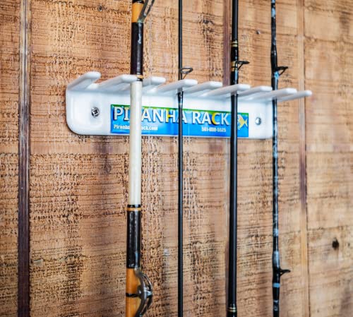 Piranha Small Wall Mount Fishing Rod Rack