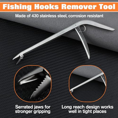 12 Pcs Fishing Tool Kit Fishing Pliers with Lanyard, Fillet Knife, Floating Fish Lip Gripper, Fishing Braid Scissors, Tool Retractor, Fishing Hook Remover and Odor Absorber Tool, Fishing Gear