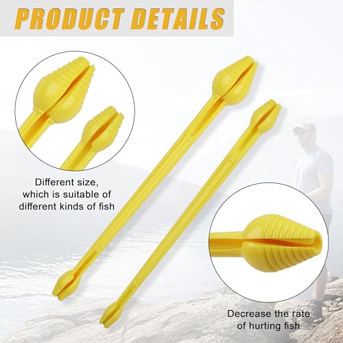 Plastic Fishing Hook Disgorger Snelled Fish Hook Remover Tool Portable Unhook Tool Fish Extractor Detacher Dehooker Fishing Gear Accessories - size: LARGE-5PCS