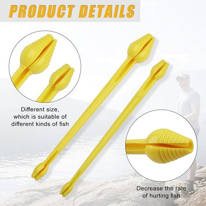 Plastic Fishing Hook Disgorger Snelled Fish Hook Remover Tool Portable Unhook Tool Fish Extractor Detacher Dehooker Fishing Gear Accessories - size: LARGE-5PCS