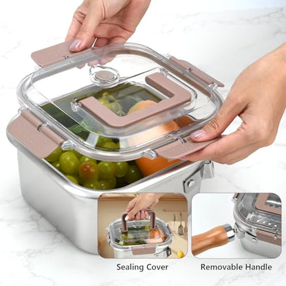 Stainless Steel Deep Fryer, Square Frying Pot with Basket and Lid Portable Deep Frying Pan with Handle Oil Strainer Pot Multifunctional Deep Fryer for Frying Fish Chicken and Fries